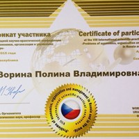 Портфолио Зорина Полина Владимировна